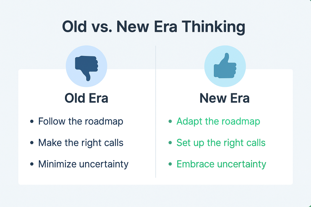 old pm vs. AI era pm thinking
